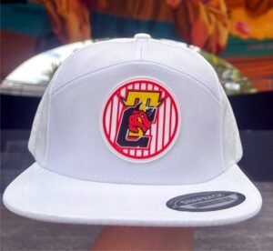 Gorra 7 Panel Blanca