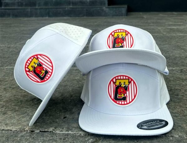 Gorra 7 Panel Blanca
