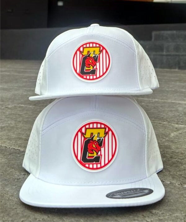 Gorra 7 Panel Blanca