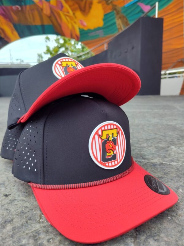 Gorra 5PANEL WATER PROOF - BLK/RED
